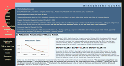 Desktop Screenshot of mitsubishisucks.com